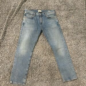 Citizens of Humanity Women’s Elsa Mid-Rise Slim Fit Crop Straight Jeans Blue 28